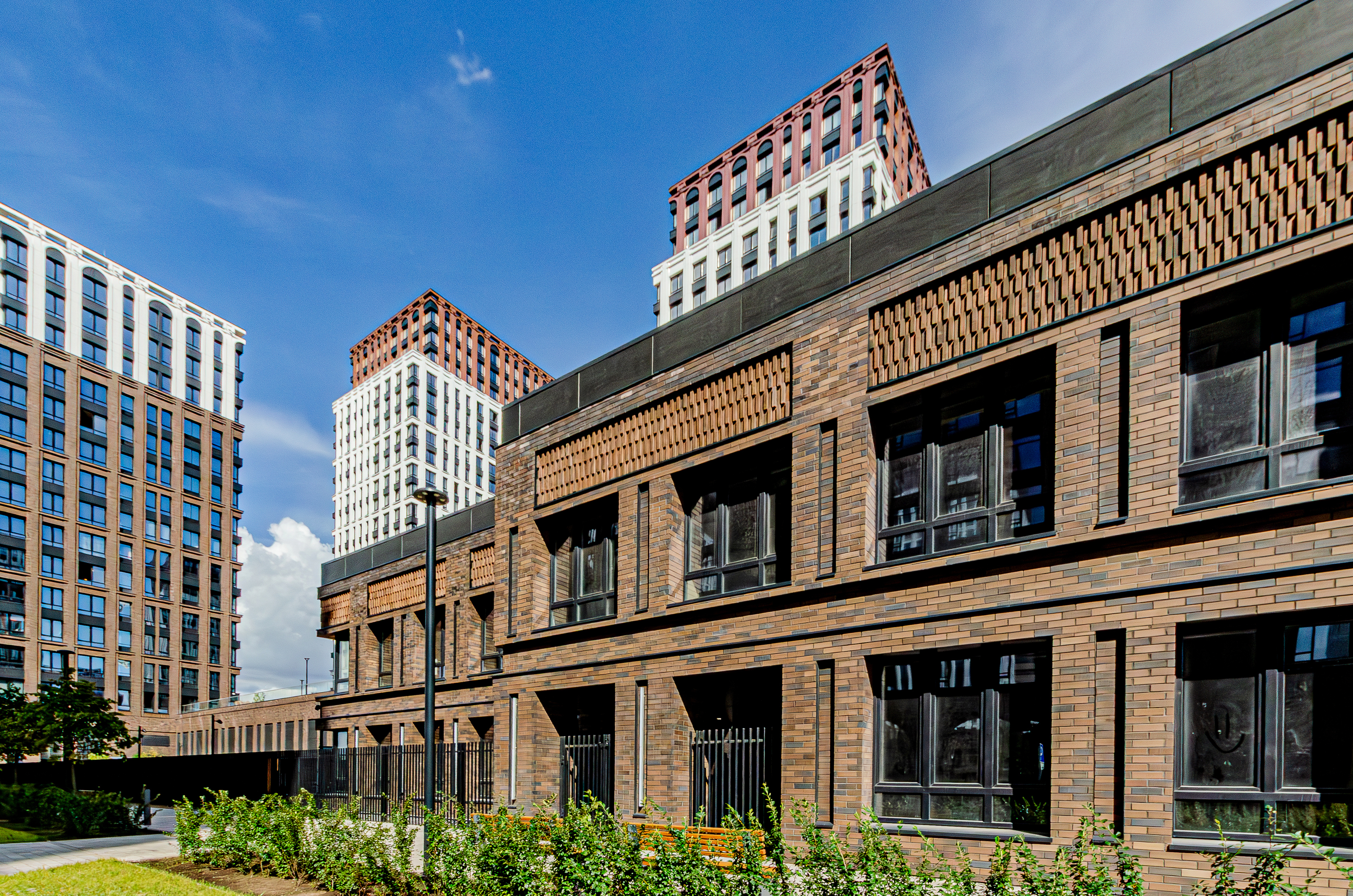 темный клинкер на фасад