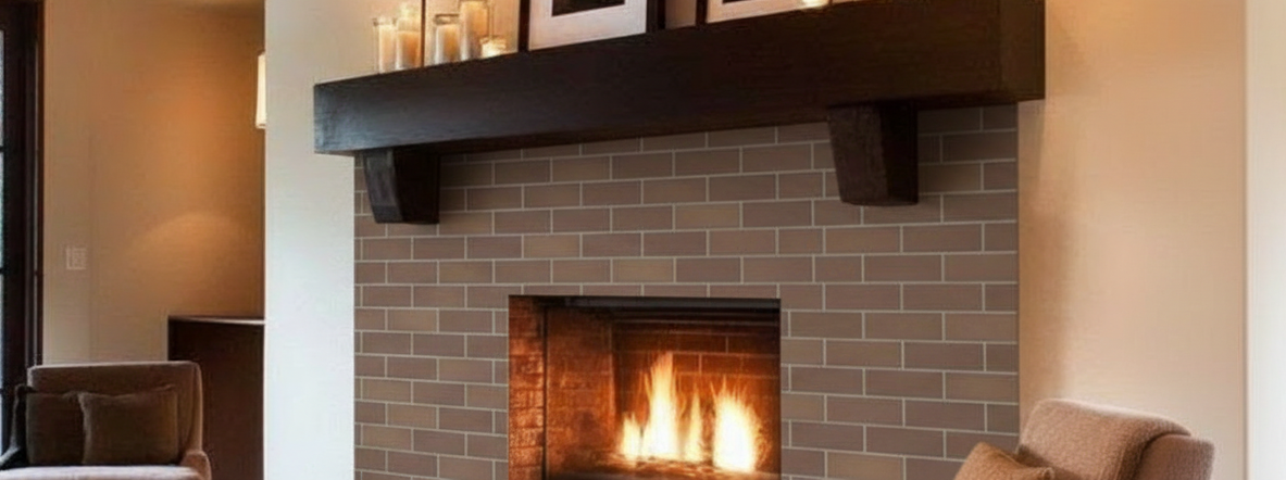 Клинкерная плитка для камина