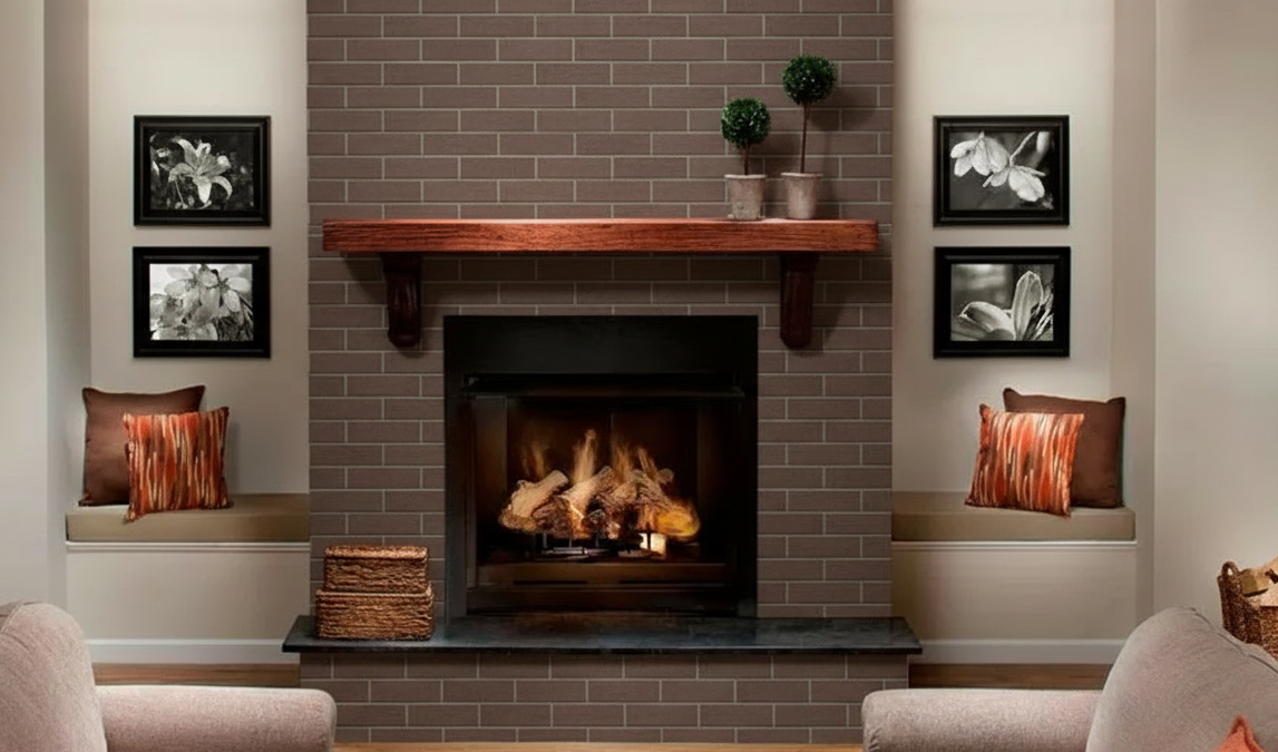 дизайн камина облицовка