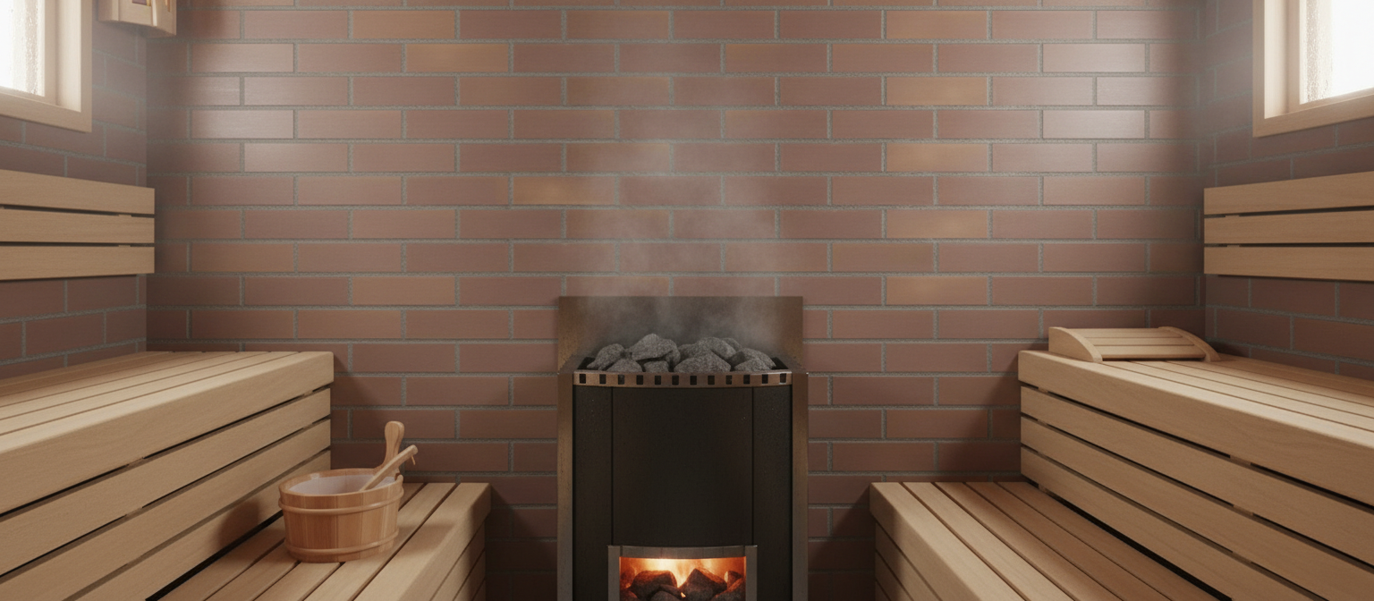 плитка в парилке