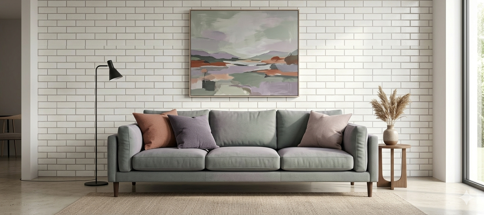 декоративный кирпич дизайн фото в интерьере